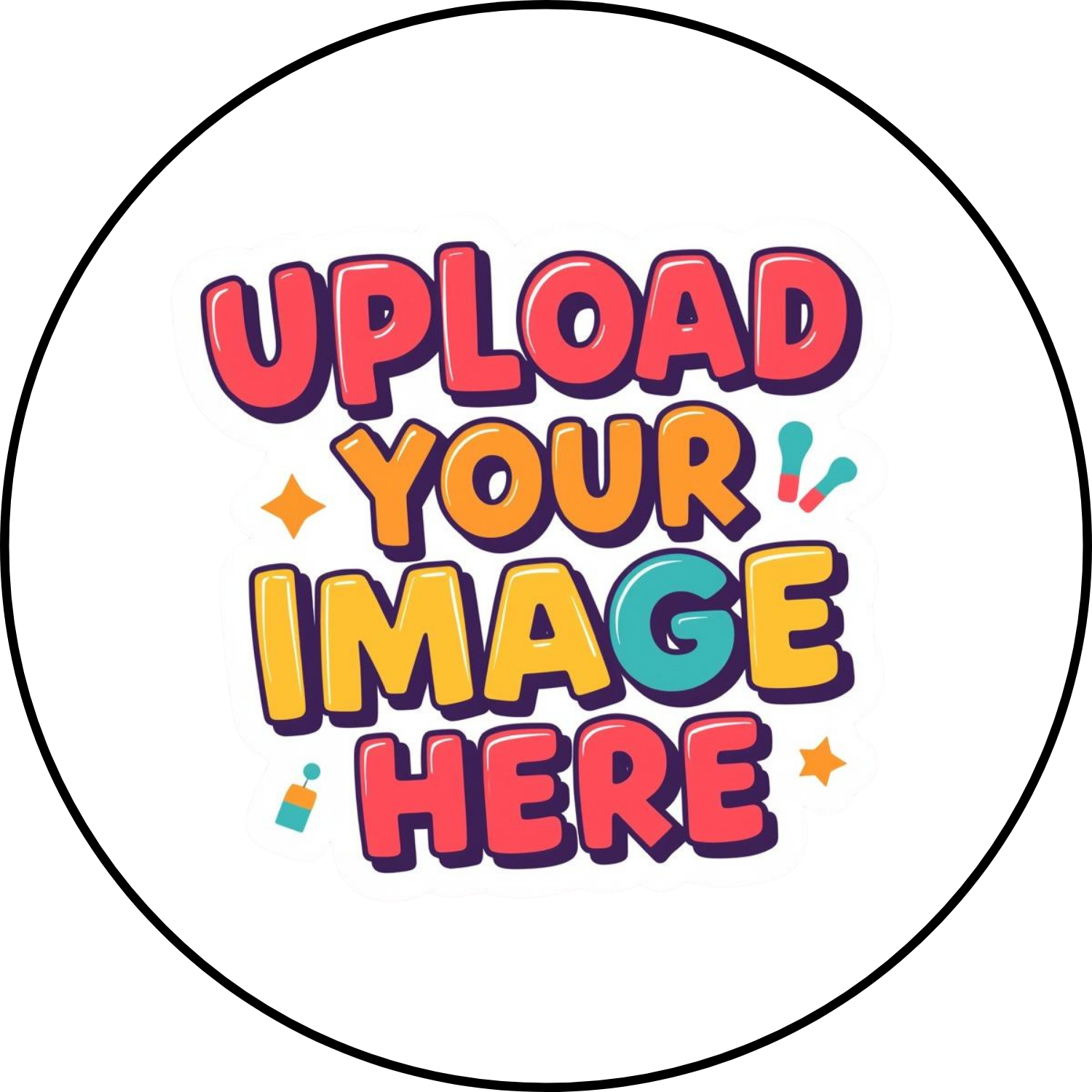 Custom Sticker 2x2 Circle